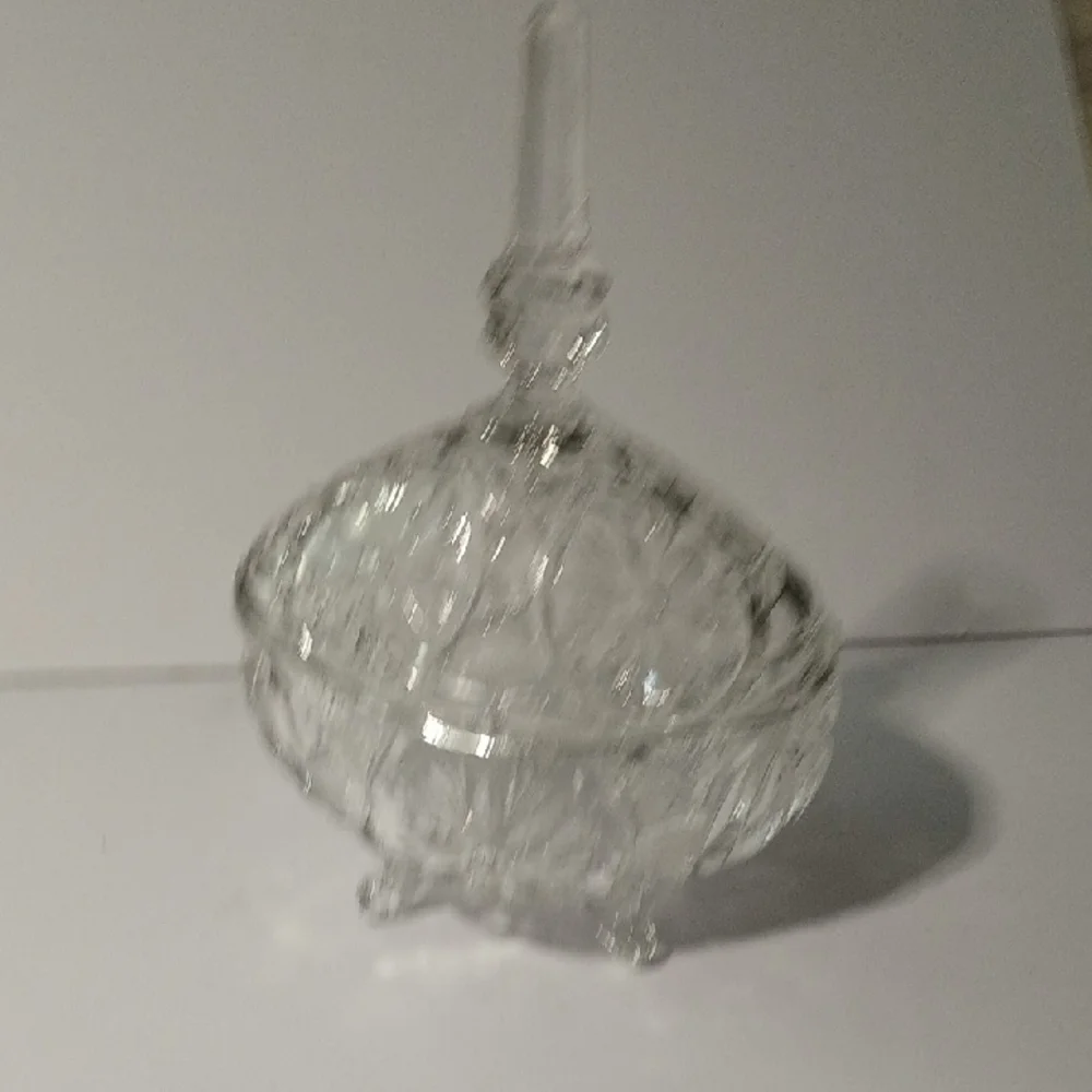 Anna Hutte Bleikistall Vintage (70's) Crystal Serveware Candy Dish - Germany